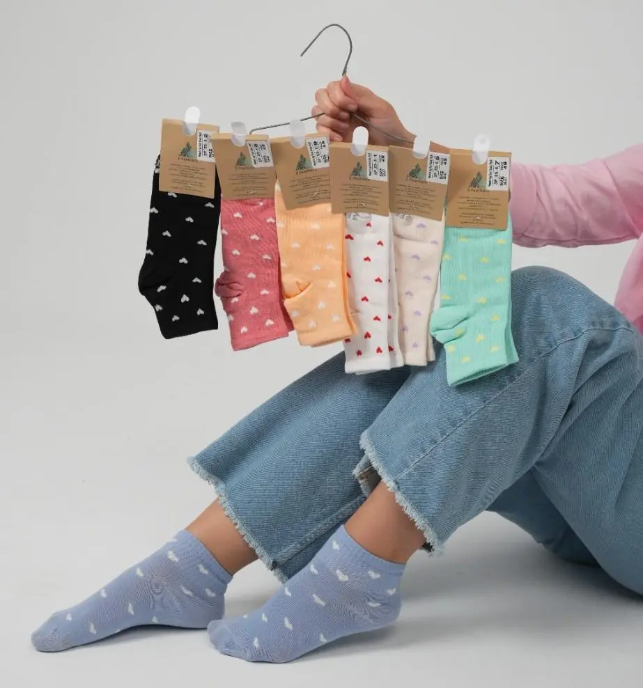 BUY 4 GET 3 FREE - Women Hearts High Ankle 
