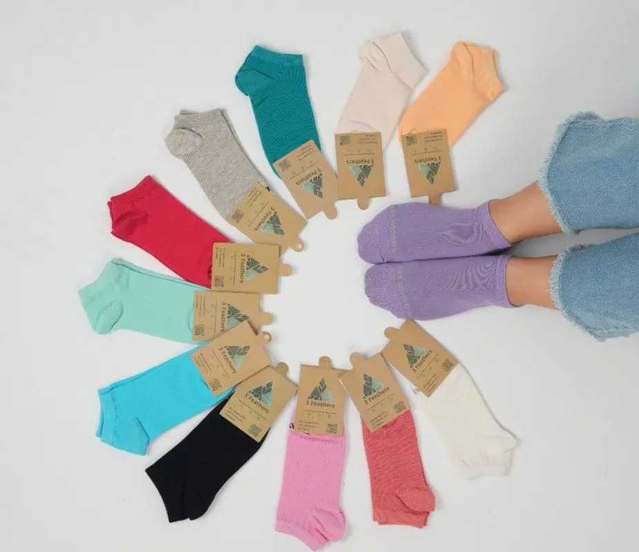 BUY 4 GET 3 FREE - Women Ankle Socks