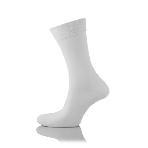 Male Long Socks - White
