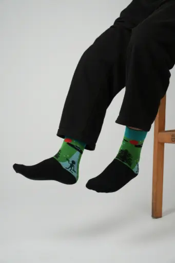 [3FES4-6] Aliens - Unisex Long Socks