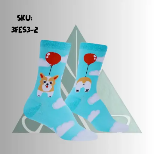 [3FES3-2] Flying Puppy - Women - High Ankle
