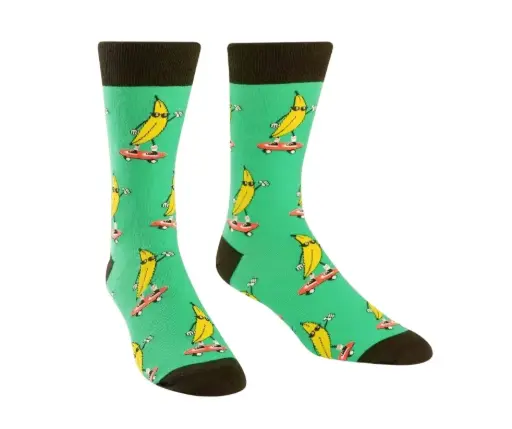 [3FES4-5] Go Bananas - Unisex Long Socks