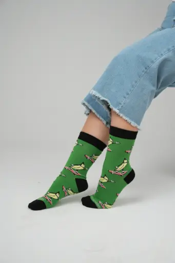 [3FES4-5] Go Bananas - Unisex Long Socks