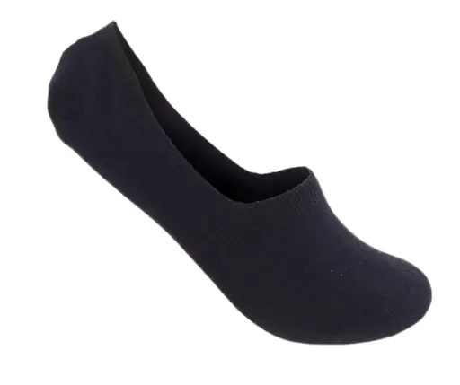 [3FES10-6] Men Invisible Socks - Black