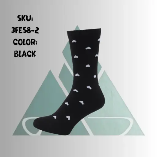 [3FES8-2] Women High Ankle - Black