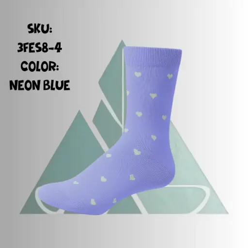[3FES8-4] Women High Ankle - Neon Blue