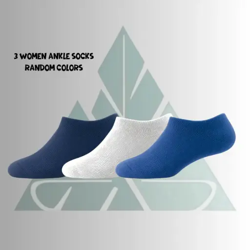 Women Ankle Socks - Pack of 3